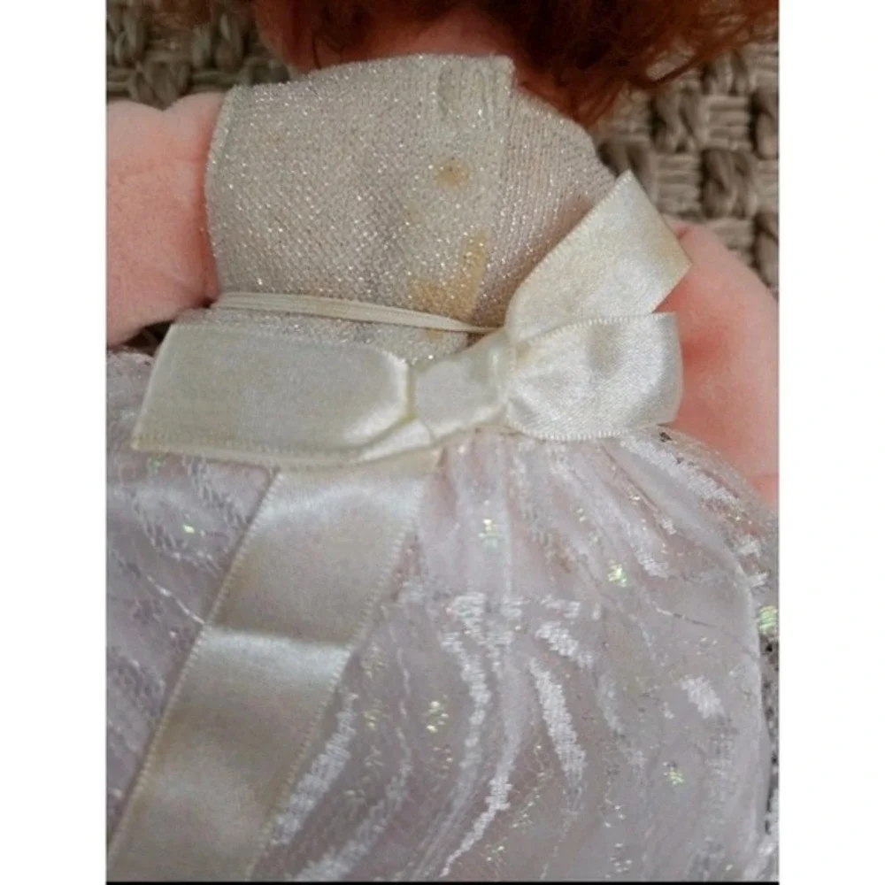 Vintage Ty Wedding Plush Dolls Set Bride & Groom Collectible Toys‎ Lot of 4